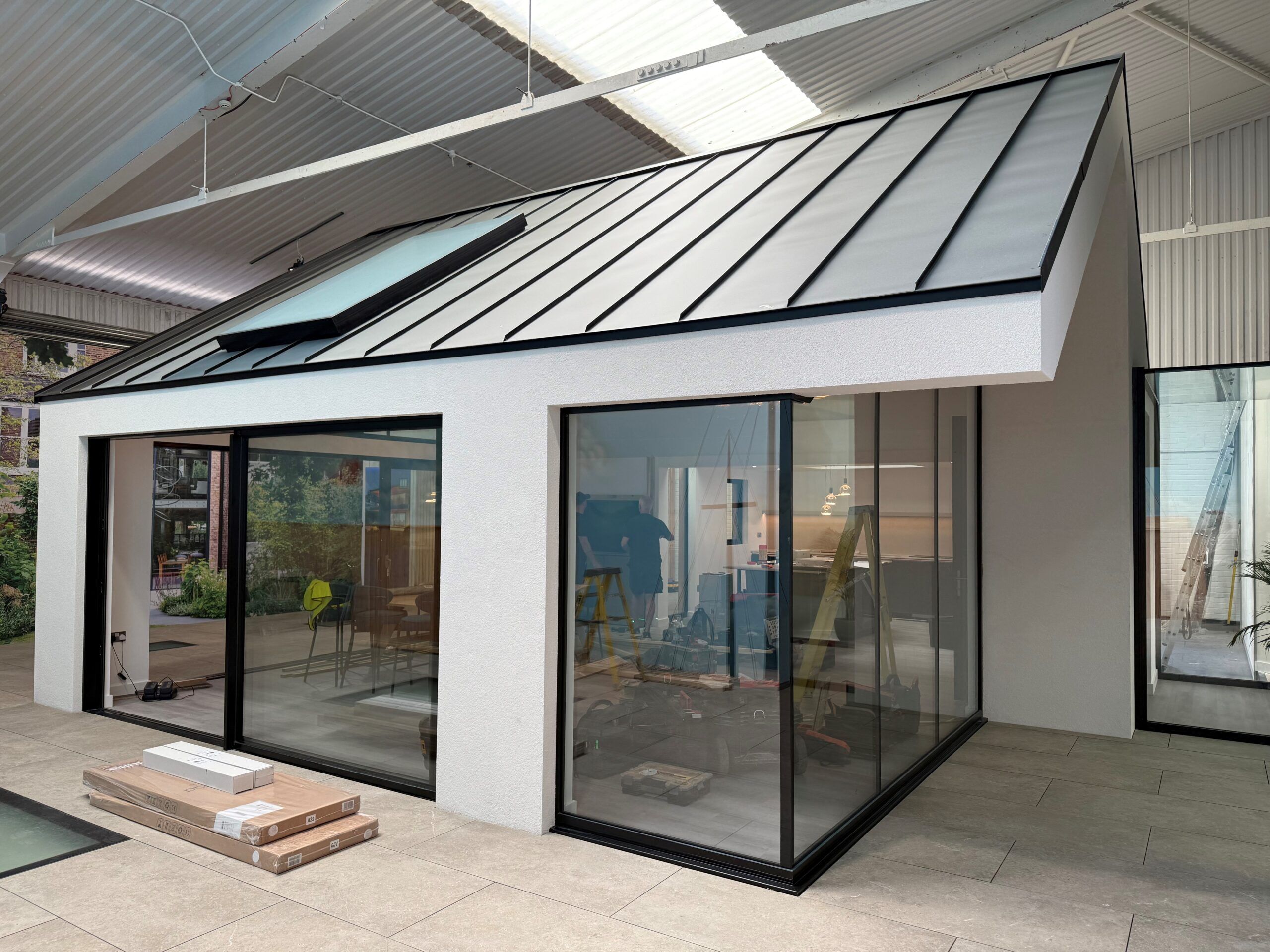 Glazing showroom display Poole Dorset