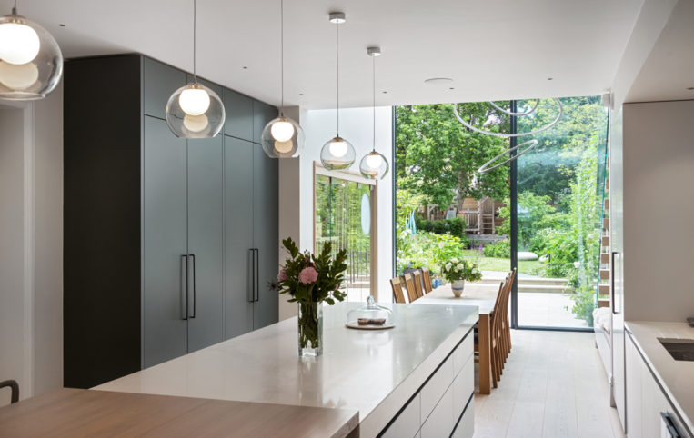 Inside-out view of ODCs 6m high SL800 sliding doors